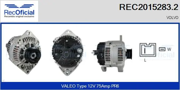 Alternator (REC2015283.2)