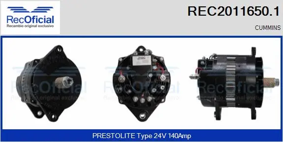 Alternator (REC2011650.1)