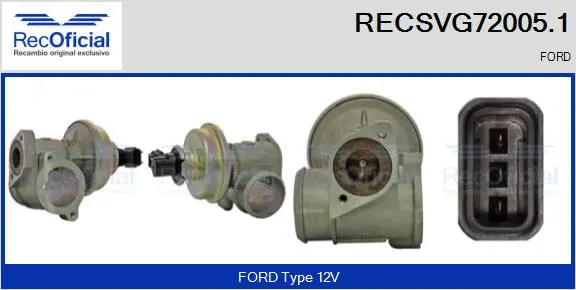 EGR Valve (RECSVG72005.1)
