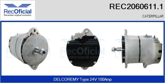 Alternator (REC2060611.1)