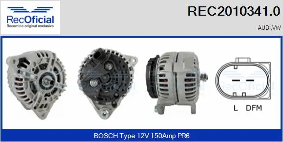 Alternator (REC2010341.0)