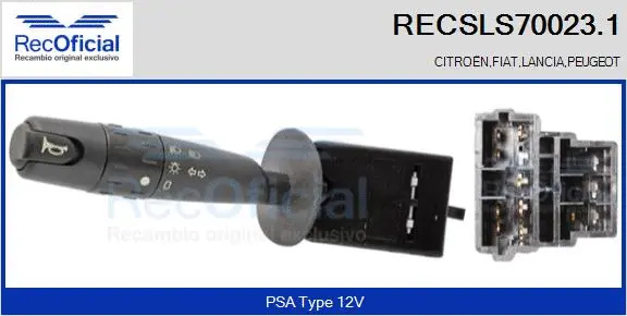 Steering Column Switch (RECSLS70023.1)