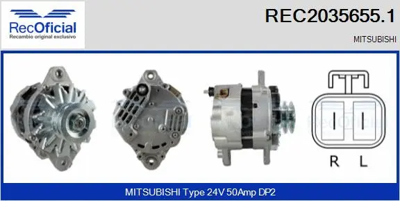 Alternator (REC2035655.1)