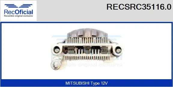 Rectifier, alternator (RECSRC35116.0)