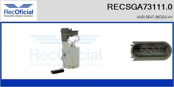 Fuel Feed Unit (RECSGA73111.0)