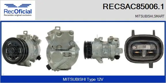Compressor, air conditioning (RECSAC85006.1)