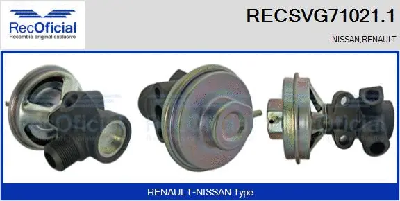 EGR Valve (RECSVG71021.1)
