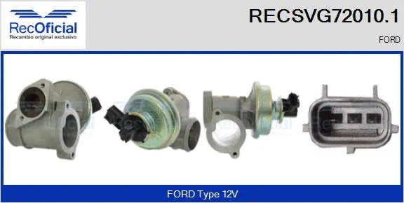 EGR Valve (RECSVG72010.1)