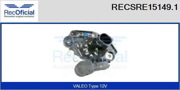 Alternator Regulator (RECSRE15149.1)