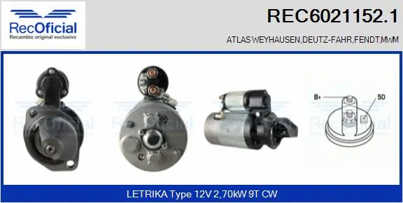 Starter (REC6021152.1)