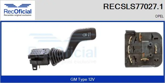 Steering Column Switch (RECSLS77027.1)