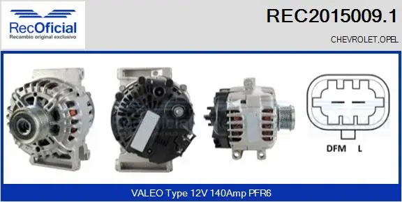 Alternator (REC2015009.1)