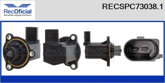 Recirculating Air Valve, charger (RECSPC73038.1)