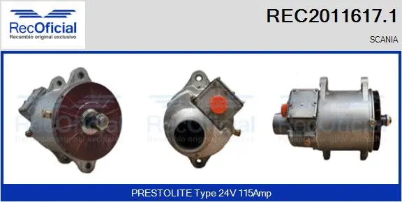 Alternator (REC2011617.1)