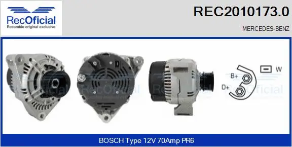 Alternator (REC2010173.0)