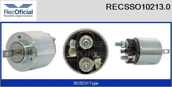 Solenoid Switch, starter (RECSSO10213.0)