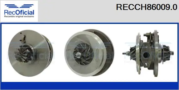 Core assembly, turbocharger (RECCH86009.0)