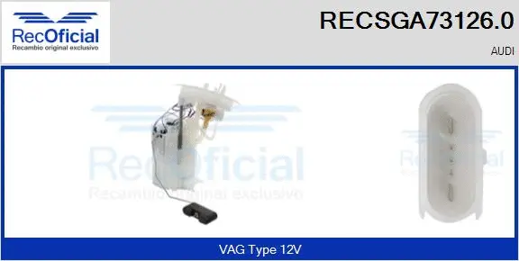 Fuel Feed Unit (RECSGA73126.0)