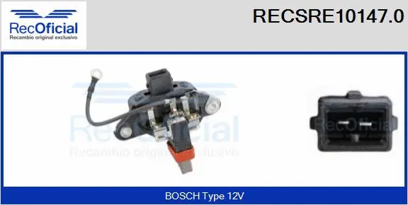 Alternator Regulator (RECSRE10147.0)