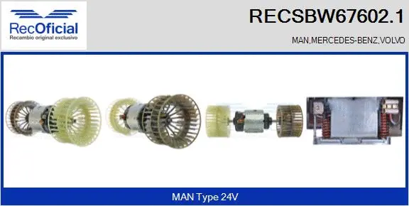 Interior Blower (RECSBW67602.1)