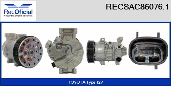 Compressor, air conditioning (RECSAC86076.1)