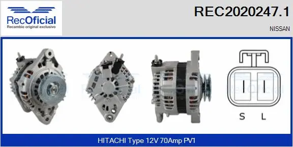 Alternator (REC2020247.1)