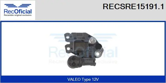Alternator Regulator (RECSRE15191.1)