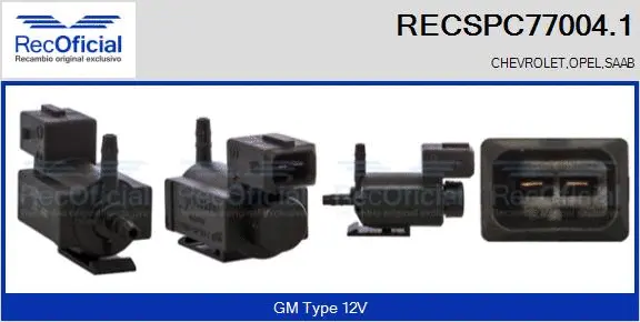 Pressure Converter, exhaust control (RECSPC77004.1)