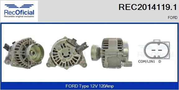Alternator (REC2014119.1)