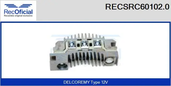 Rectifier, alternator (RECSRC60102.0)