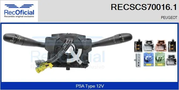 Steering Column Switch (RECSCS70016.1)