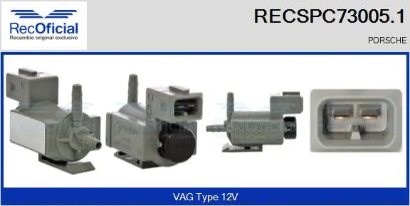 Pressure Converter, exhaust control (RECSPC73005.1)
