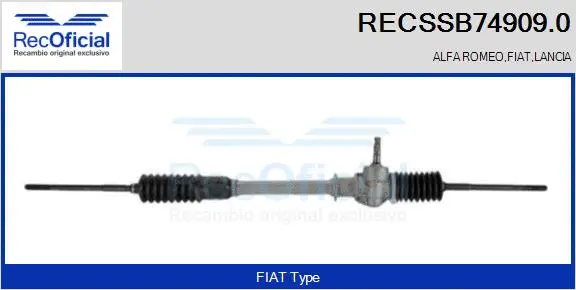 Steering Gear (RECSSB74909.0)
