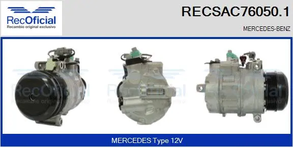Compressor, air conditioning (RECSAC76050.1)