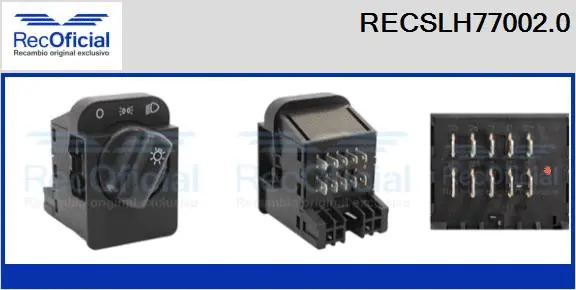 Switch, headlight (RECSLH77002.0)
