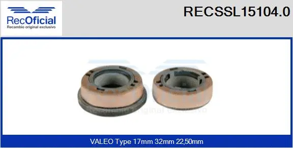 Slip Ring, alternator (RECSSL15104.0)