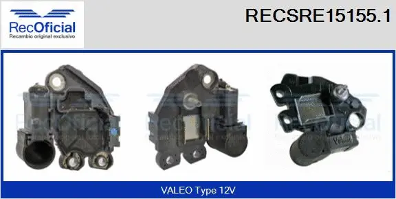 Alternator Regulator (RECSRE15155.1)