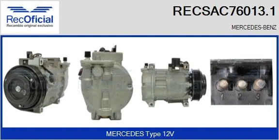 Compressor, air conditioning (RECSAC76013.1)