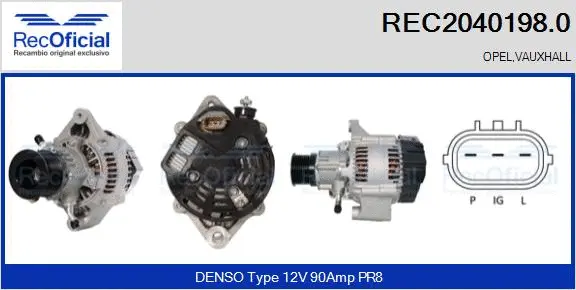 Alternator (REC2040198.0)
