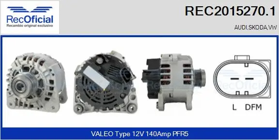 Alternator (REC2015270.1)