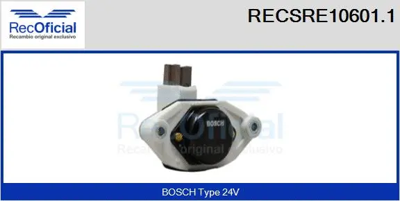 Alternator Regulator (RECSRE10601.1)