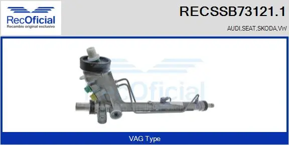 Steering Gear (RECSSB73121.1)