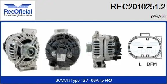 Alternator (REC2010251.2)