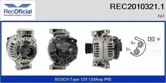 Alternator (REC2010321.1)