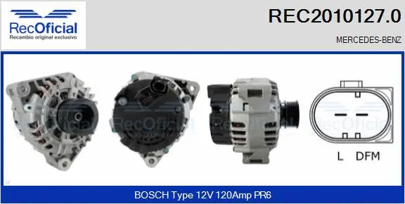 Alternator (REC2010127.0)