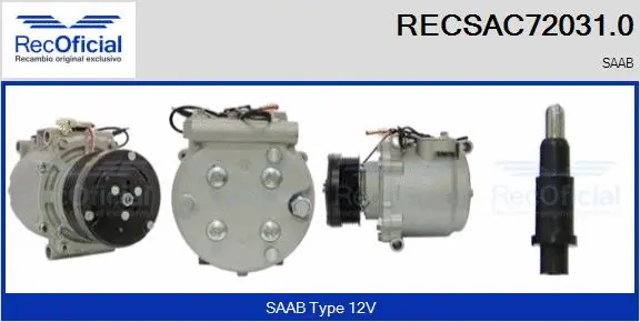 Compressor, air conditioning (RECSAC72031.0)