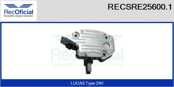 Alternator Regulator (RECSRE25600.1)