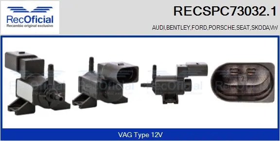 Pressure Converter, exhaust control (RECSPC73032.1)
