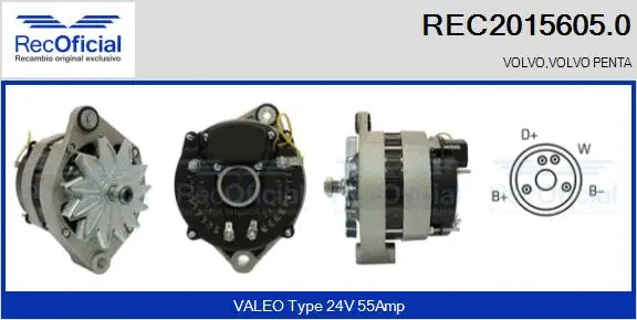 Alternator (REC2015605.0)