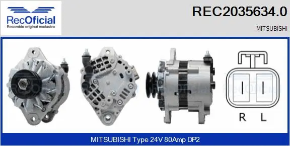 Alternator (REC2035634.0)